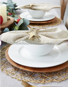 Préparer le stock de noël Trending Star Rond de serviette pour la table Décoratif de haute qualité Style américain Anneaux de serviette de mariage - Product Image 5
