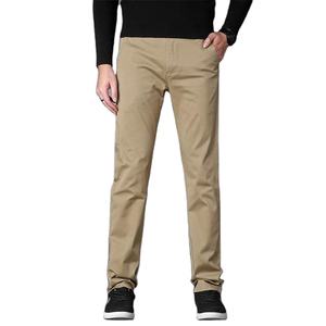 Pantalon chino tendance exclusif pour hommes Design décontracté Logo personnalisé Prix haut de gamme pas cher Vente en gros OEM Service Exportation de haute qualité - Product Image 3