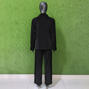 Pyjama d'hôtel haut de gamme en tissu éponge, taille élastique, manches courtes, longueur genou, logo frontal, sexy, pour femme, soirée, grandes tailles, doux - Product Image 6