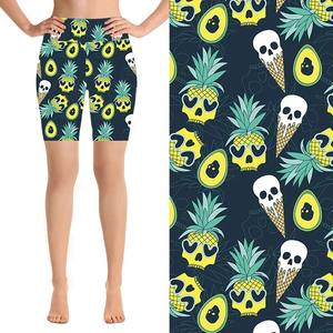 Custom Wholesale Womens Yoga Shorts Factory Direct OEM Custom Sublimation Print <b>Booty</b> Breathable Sports Shorts - Product Image 1