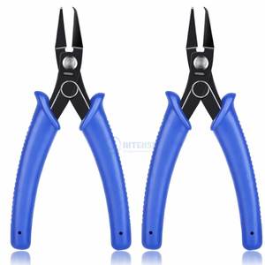 2 Piece Stainless Steel <b>Split</b> <b>Ring</b> Pliers Set for Jewelry Making Jump <b>Ring</b> Opening Tool for Key Chain Repair Beading Craft - Product Image 1