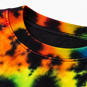 Sweat-shirt Tie-Dye à ourlet soigné 100% Coton, Vêtements en gros, coupe longue, collection personnalisée en gros, exportateur premium, pour superposition - Product Image 5
