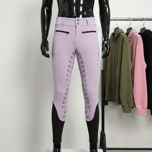 Horse Riding Pants for women Equestrian Breeches Custom Design Printing <b>Pattern</b> Full Silicone Seat Riding <b>Tights</b> - Product Image 2