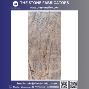 Hoja de chapa de piedra Flexible de mármol marrón bosque de diseño moderno TSF India solución de proyecto gráfico impermeable superficie dividida - Product Image 6