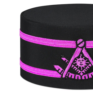 Casquette de cérémonie Triple Tau de qualité supérieure pour les membres du Royal Arch, 100% coton respirant - Product Image 6