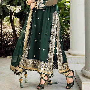 2026 <b>Womens</b> Party Wear Premium Chiffon Three Piece <b>Suit</b> Sequined Embroidery Pakistani <b>Wedding</b> <b>Dress</b> Luxury Designer Formal Occas - Product Image 5
