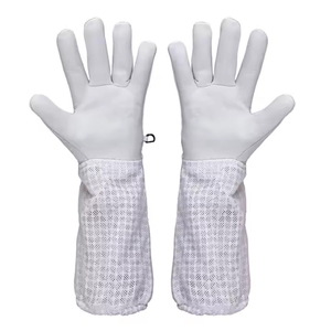 Bee Keeping <b>Gloves</b> Durable Apiary <b>Gloves</b> Sting Resistant Extended Sleeve Leather OEM Bulk Supply - Product Image 1