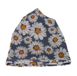 Elegant Unisex Beanie Hat Cartoon Print Blue Base <b>Winter</b> <b>Cap</b> for Adults Adjustable Head Circumference Polyester Y2K Style - Product Image 5