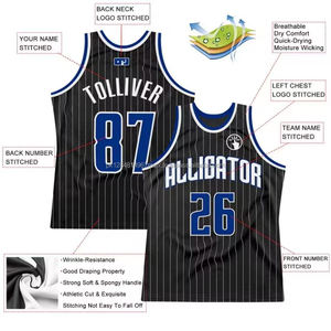 Vintage Baloncesto Chaleco Bordado Malla Transpirable Secado Rápido Diseño Personalizado Venta al por mayor Baloncesto Jerseys Tallas Grandes Set-Camisas - Product Image 6
