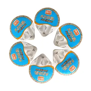 Hot Sale Custom Printed Embossed Die Cut Aluminum Foil Lids New Material Recycled for Metal Foil Products