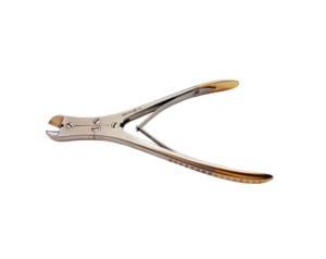 Cortador de Placas Óseas Ortopédicas Quirúrgicas Premium con Mango Dorado e Insertos de Carburo de Tungsteno (TC) de Alto Rendimiento - Product Image 4