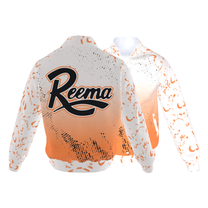 Vente en gros de vestes universitaires REEMA pour femmes, blousons bombardiers Letterman personnalisés, logo chaqueta pour hommes, vestes d'hiver tissées de grande taille - Product Image 5