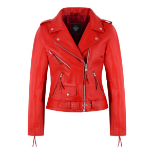 Chaqueta de Motociclista de Cuero Genuino para Mujer, Chaqueta de Cuero Clásica para Moto, Fabricante Mayorista de Marca Privada OEM ODM - Product Image 5