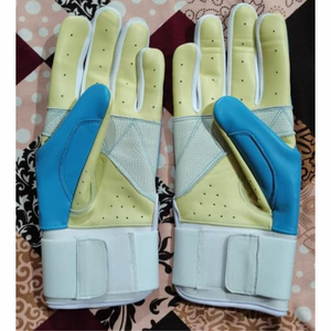 Genuine Wholesale Premium Top Quality Adult <b>Baseball</b> Batting Gloves OEM Custom Logo Leather Anti Slip Training Gloves Factory - Product Image 2