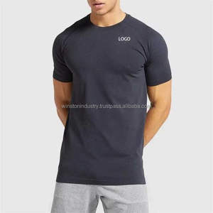 Camiseta para hombre con logotipo personalizado al por mayor 100% algodón/fibra de bambú liso informal sublimación T - Product Image 4