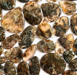 Cabochon d'agate de bâton en vrac de haute qualité avec des cristaux d'agate de bâton naturel avec une haute visibilité pour la fabrication de bijoux - Product Image 2