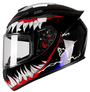 <span class=keywords><strong>Casco</strong></span> da <span class=keywords><strong>Moto</strong></span> da Corsa per <span class=keywords><strong>Uomo</strong></span> e Donna, <span class=keywords><strong>Casco</strong></span> <span class=keywords><strong>Integrale</strong></span> per Tutte le Stagioni con Visiera Singola, Certificazione DOT - Product Image 4