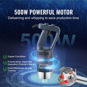 Frullatore a Immersione Commerciale da 500W con Lama in Acciaio Inox da 16 Pollici, Mixer Manuale Professionale con 16 Velocità Variabili - Product Image 2