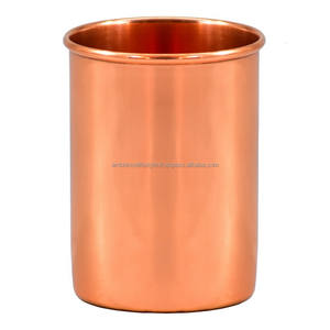 Ambiance Lifestyle Tasse à julipe en cuivre pur 100% Factory Direct Mule en métal uni pour boissons et boissons - Product Image 1