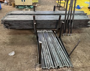 เพลาจานไถ 30 x 30 x 1750 เหล็กกล้าคาร์บอน อะไหล่เครื่องจักรกลการเกษตร แหวนสปริงพร้อมน็อต แหวนรองธรรมดาสำหรับจานไถ - Product Image 2