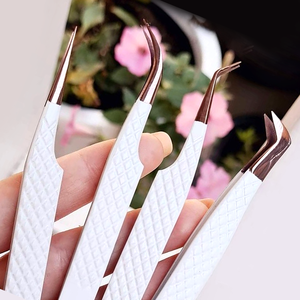 Vente en gros de pinces à cils DANTRIC IMPLANTS DS-752, gamme complète, en acier inoxydable allemand, pointe lisse, ensemble d'outils de beauté - Product Image 4