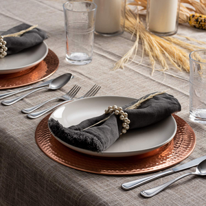 New Crafts Copper Charger <b>Plate</b> Wholesale Price <b>Decorative</b> <b>Plate</b> Modern Dinnerware Table Decor Party Copper Charger <b>Plate</b> - Product Image 1