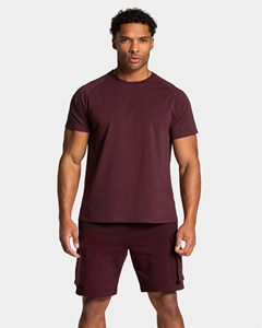 Camiseta de Levantamiento de Pesas, Algodón y Elastano, Elástica, para Gimnasio, Fitness, Entrenamiento, Personalizada, Fabricante OEM - Product Image 1