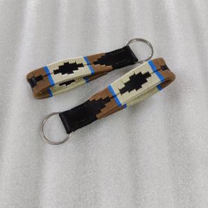 Wholesale Luxury Colorful Keychain Genuine Leather Personalized Keyring Custom Logo Car <b>Key</b> Holder Accessories - Product Image 4