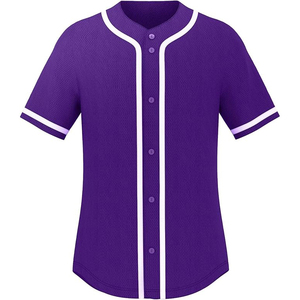 Premium Purple Custom <b>Baseball</b> Jersey Sublimation Blank Sportswear Bulk for Athletic Training and Fan Gear - Product Image 1