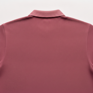 Polo à manches courtes en coton Oxford pour homme, couleur marron, avec logo brodé en forme d'éclair, design respirant et décontracté - Product Image 3