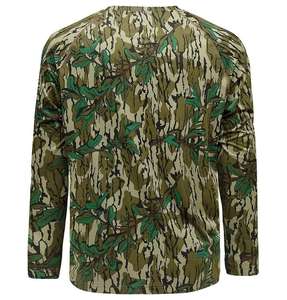 T-shirts de chasse et de pêche de haute qualité à coupe régulière, motif camouflage Bottomland, 100% polyester, sans manches, respirants - Product Image 5