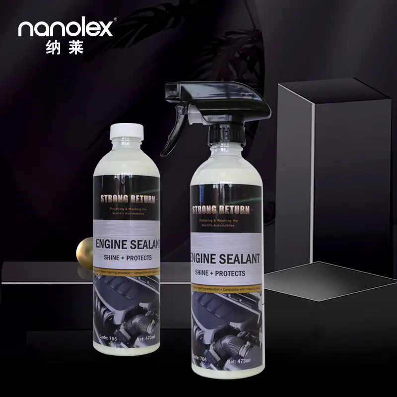 Nanolex 706 restorer refurbish Plastic Revitalizer Plastic Renovator Longlasting Coating For Car Rubbers Clean Gloss Black Shine