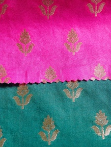Emerald <b>Green</b> cotton Fabric With Foliage Pattern Embroidered Woven Silk Medium Weight For Women Scarves Shawls Home Textile - Product Image 4