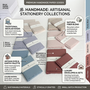 Juegos de Tarjetas y Sobres con Borde Decorativo Hechos a Mano de Primera Calidad para Invitaciones de Boda de Lujo, Papelería, Manualidades y Suministros al por Mayor - Product Image 6