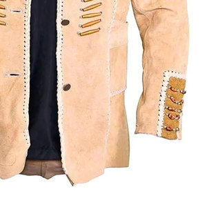 Latest 2026 Fashion Hot Selling Men's <b>Suede</b> Leather <b>Jacket</b> Autumn Solid Color Popular Design Casual Velvet <b>Jackets</b> For Men - Product Image 6