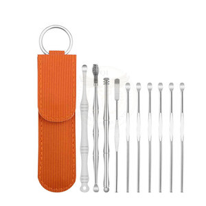 ชุดเครื่องมือทำความสะอาดขี้หูคุณภาพสูงทำจากสแตนเลส - Product Image 1