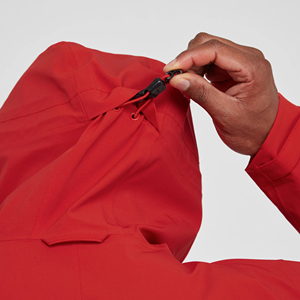 <b>Men's</b> Waterproof <b>Cycling</b> Softshell Rain <b>Jacket</b> Pullover Windbreaker Quarter Zip Quick Dry Breathable Nylon/Polyester - Product Image 5