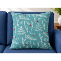 Housse de coussin pour la décoration de la maison de vacances |   Coussin décoratif de Noël en polyester, housse de coussin décorative 100% polyester pour canapé