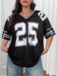 Camisetas Personalizadas de Fútbol Americano para Mujer, Estilo Urbano, con Estampado de Letras y Logotipo del Equipo, Uniformes de Fútbol Americano para Mujer - Product Image 4