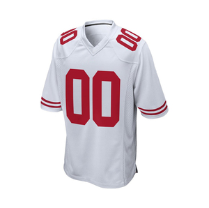Jersey de Fútbol Americano Personalizado OEM de Primera Calidad, 100% Poliéster, Unisex, con Patrón de Letras y Logotipo Frontal, Venta al Por Mayor, Secado Rápido - Product Image 2