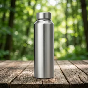 Bouteille d'eau en acier inoxydable pour réfrigérateur, école, bureau, salle de sport, voyage, anti-fuite, réutilisable, vaisselle, bouteille - Product Image 2