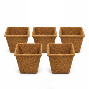 Pot de culture en fibre de coco pour l'agriculture et le jardinage, compostable, pots de pépinière en fibre de coco, prix avantageux - Product Image 3