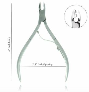 Cortacutículas de Acero Inoxidable de 3/4 Pulgadas, Grado Quirúrgico, para Uñas de Manos y Pies, para Uso en el Hogar y en Salones de Belleza - Product Image 1