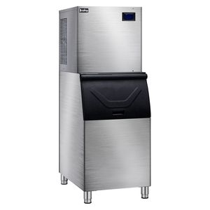 Attrezzatura di Refrigerazione per Cucine Commerciali, Macchina per Ghiaccio Industriale in Acciaio Inox, Produzione 550 lbs/24H, Contenitore di Stoccaggio 265 lbs - Product Image 3
