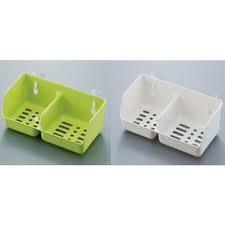 Green Bath Brushes Sponges & Scrubbers Holder with Suction - Product Image 1