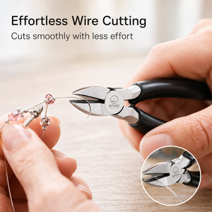 8 in 1 Professional Jewelry Making Pliers Set with Storage Case <b>Wire</b> Wrapping Beading Repair <b>Craft</b> Tools Kit - Product Image 6
