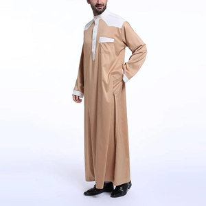 Jubba pour hommes avec broderie, manches longues, thobe islamique, robe musulmane, vente en gros, approvisionnement en vrac, Jubba thobe / thawb pour hommes - Product Image 3