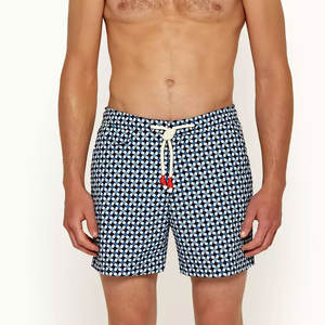 กางเกงชายหาดพรีเมียมผ้าโพลีเอสเตอร์ 100% น้ำหนักเบา แห้งเร็ว ระบายอากาศ กันลม ชุดว่ายน้ำ OEM กางเกงว่ายน้ำฤดูร้อน - Product Image 1