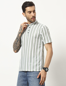 Camiseta Polo Lisa Informal a la Moda, Camiseta Polo OEM para Hombre, Camiseta Polo a Rayas de Manga Corta de Polialgodón para Golf - Product Image 4