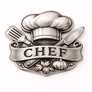 Fabricante de regalos promocionales para restaurantes, regalos de recuerdo, pines de solapa metálicos personalizados para chefs - Product Image 2